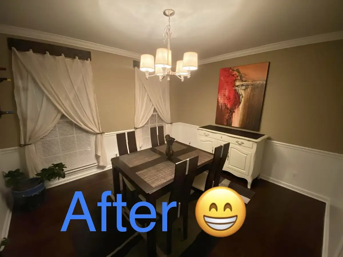 Professional dining room restoration after water damage in Port Wentworth