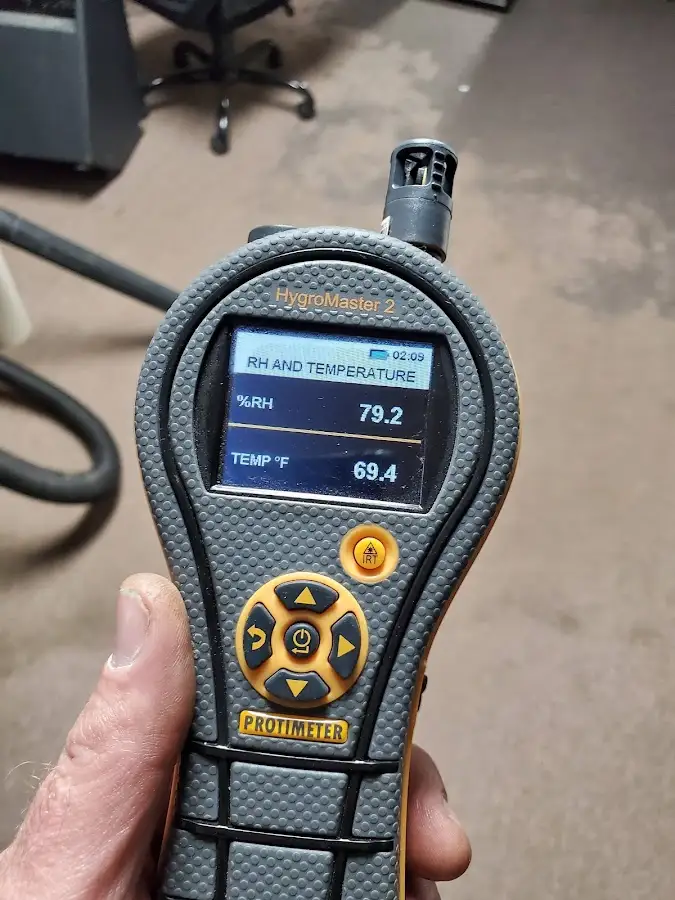 Moisture meter humidity assessment for Mold Remediation & Removal in Port Wentworth